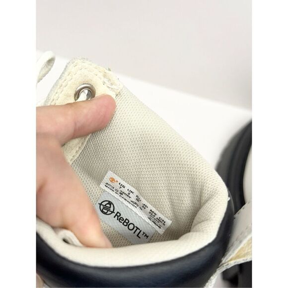 Timberland Boots Sky 6 Inch White Nubuck Leather Size 7 Womens Block Heel NEW - Picture 7 of 9